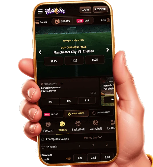 WestAce sur mobile